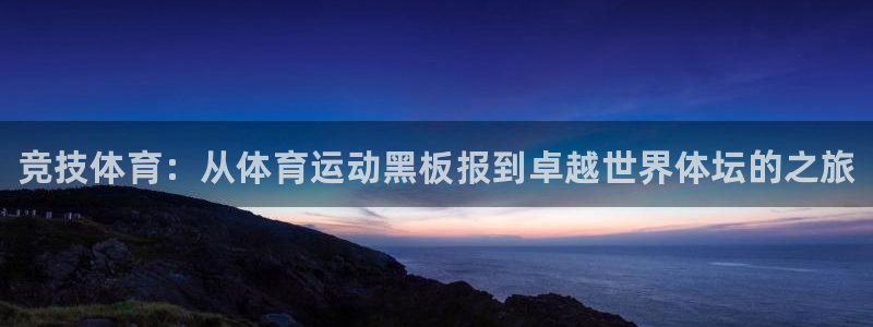 3377体育官方正版app开户：竞技体育：从体育运动
